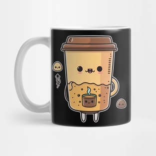 My morning coffee just got cuter with this adorable kawaii coffee clipart vector Mug